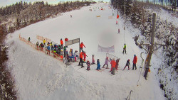 Kamera u nástupu na vlek svah A