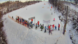 Kamera u nástupu na vlek svah A