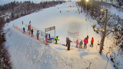 Kamera u nástupu na vlek svah A