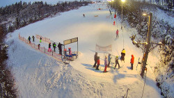 Kamera u nástupu na vlek svah A