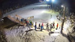 Kamera u nástupu na vlek svah A