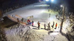 Kamera u nástupu na vlek svah A