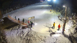 Kamera u nástupu na vlek svah A