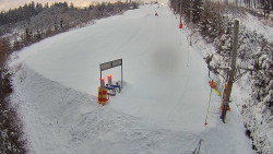 Kamera u nástupu na vlek svah A