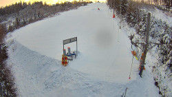 Kamera u nástupu na vlek svah A