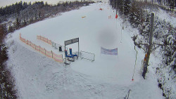 Kamera u nástupu na vlek svah A