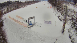 Kamera u nástupu na vlek svah A