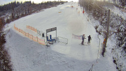 Kamera u nástupu na vlek svah A