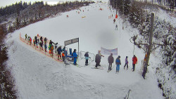 Kamera u nástupu na vlek svah A