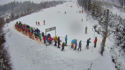 Kamera u nástupu na vlek svah A