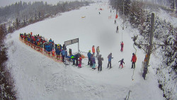 Kamera u nástupu na vlek svah A