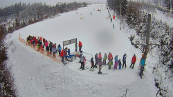 Kamera u nástupu na vlek svah A