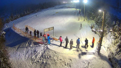 Kamera u nástupu na vlek svah A