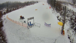 Kamera u nástupu na vlek svah A