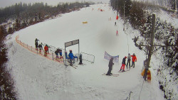 Kamera u nástupu na vlek svah A