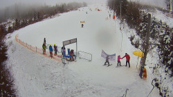 Kamera u nástupu na vlek svah A