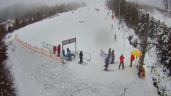 Kamera u nástupu na vlek svah A