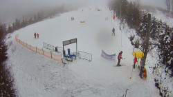 Kamera u nástupu na vlek svah A