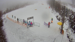 Kamera u nástupu na vlek svah A