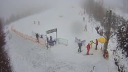 Kamera u nástupu na vlek svah A