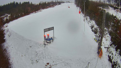 Kamera u nástupu na vlek svah A