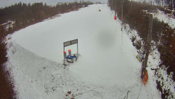 Kamera u nástupu na vlek svah A