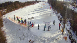 Kamera u nástupu na vlek svah A
