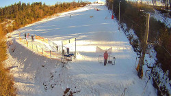 Kamera u nástupu na vlek svah A