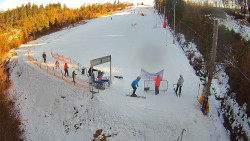 Kamera u nástupu na vlek svah A