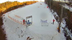 Kamera u nástupu na vlek svah A