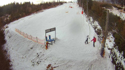 Kamera u nástupu na vlek svah A