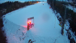 Kamera u nástupu na vlek svah A