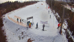 Kamera u nástupu na vlek svah A