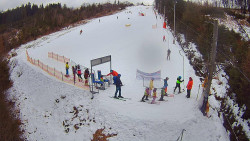 Kamera u nástupu na vlek svah A