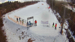 Kamera u nástupu na vlek svah A