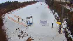 Kamera u nástupu na vlek svah A