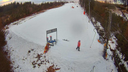 Kamera u nástupu na vlek svah A