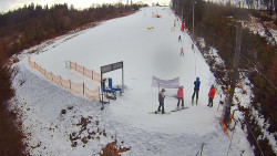 Kamera u nástupu na vlek svah A