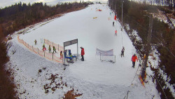 Kamera u nástupu na vlek svah A