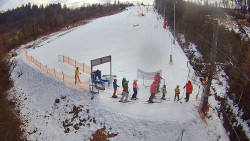 Kamera u nástupu na vlek svah A