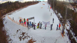 Kamera u nástupu na vlek svah A