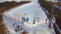 Kamera u nástupu na vlek svah A