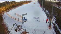 Kamera u nástupu na vlek svah A