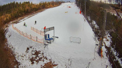 Kamera u nástupu na vlek svah A