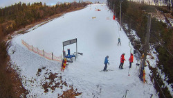 Kamera u nástupu na vlek svah A