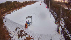 Kamera u nástupu na vlek svah A