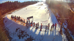 Kamera u nástupu na vlek svah A