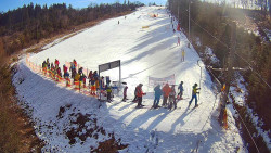 Kamera u nástupu na vlek svah A