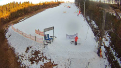 Kamera u nástupu na vlek svah A