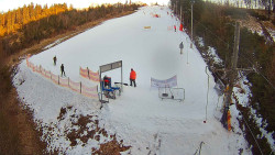 Kamera u nástupu na vlek svah A